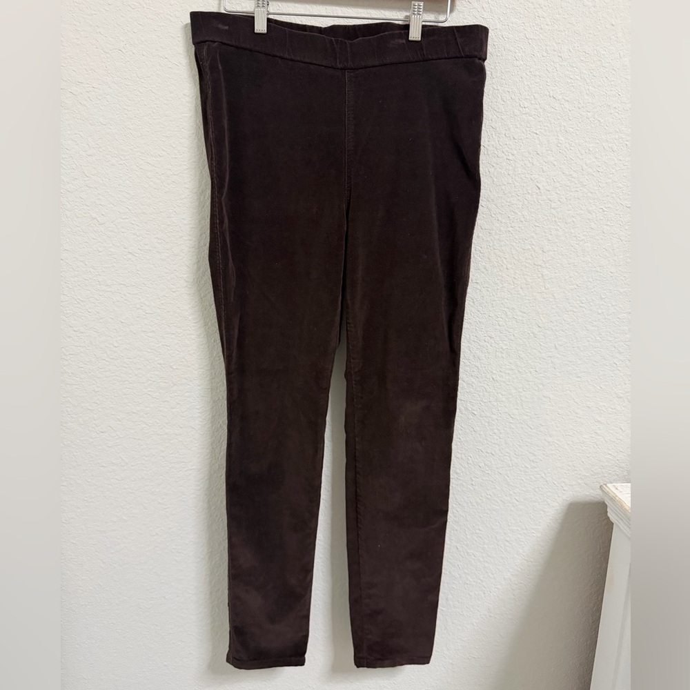 MiracleBody Brown Corduroy Pull On Pant 12
